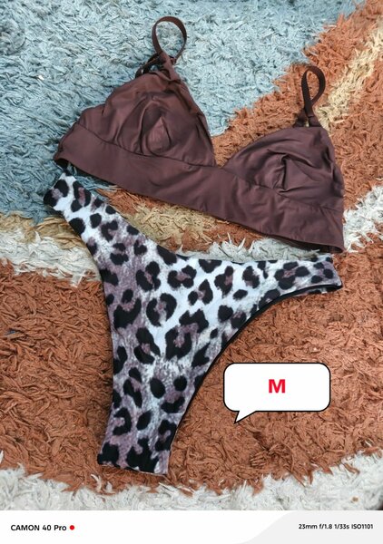 Ensemble Lingerie Léopard Femme