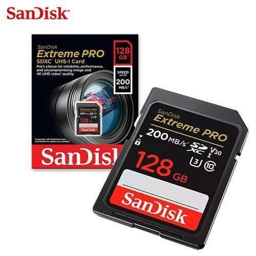 Carte SD SanDisk 128GB Pro