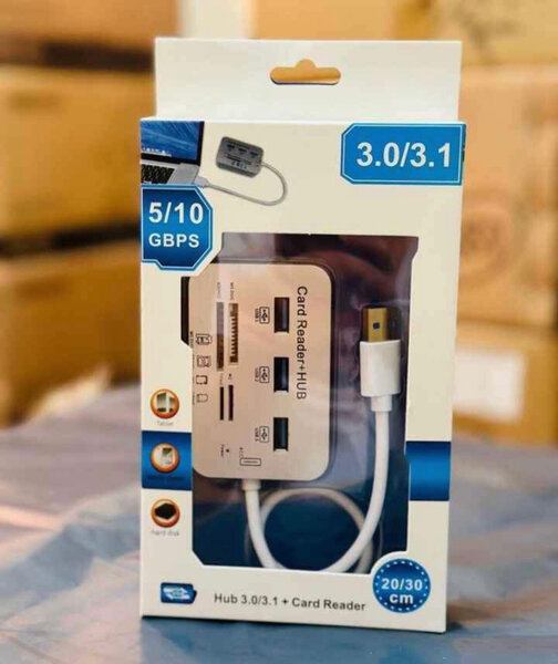 Hub USB 3.0 Lecteur Cartes