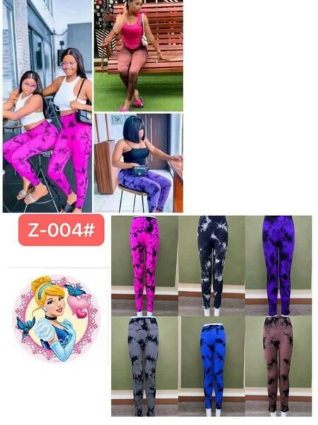 Tie and dye leggings