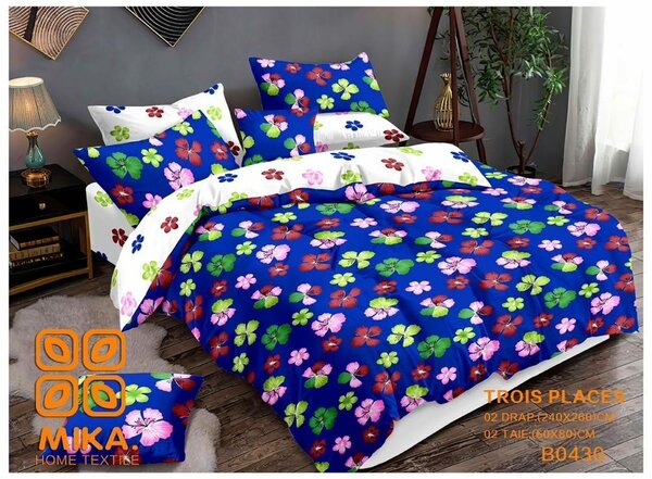 Drap de lit 100% coton
