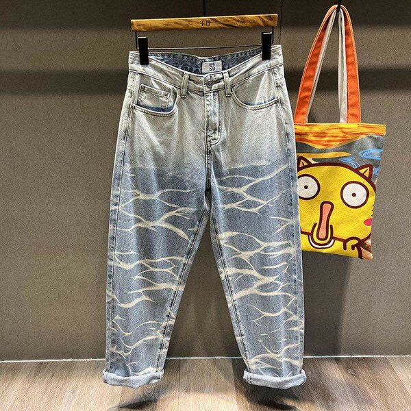 Solid baggy pants