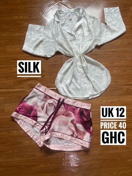 Silk nightwear