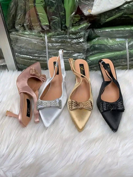 metallic shoes