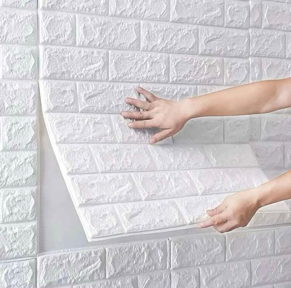 Papier Peint 3D Brique Auto-Adhésif