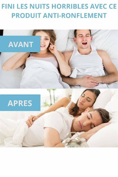 Set de 2 clip anti-ronflement