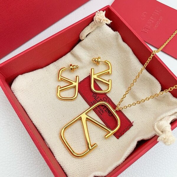 Ensemble Collier et Boucles d'Oreilles en Or