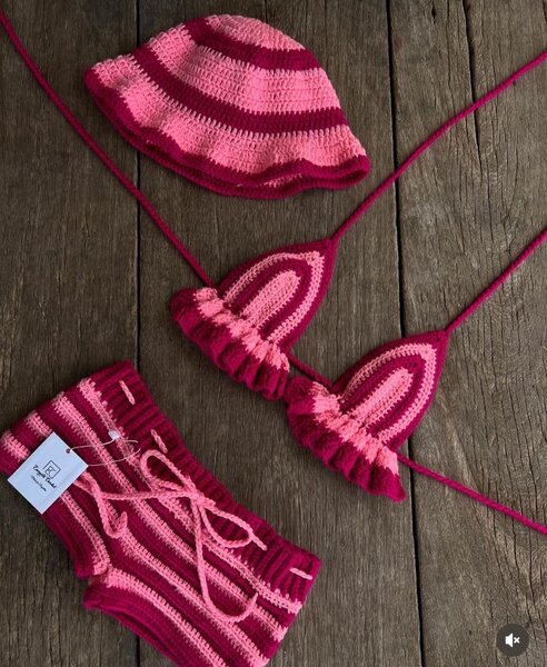 Complet bikini en laine