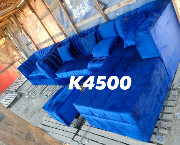 blue sofa