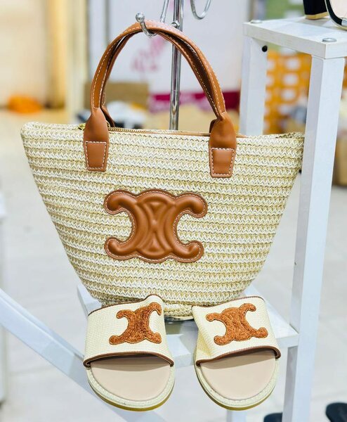 Dresses and bags