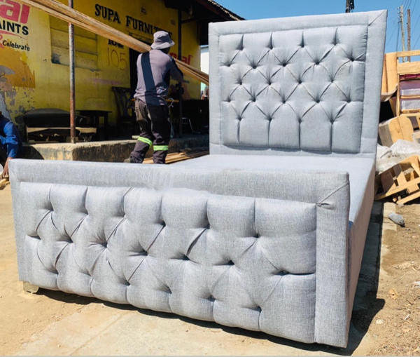 Bed with headboard