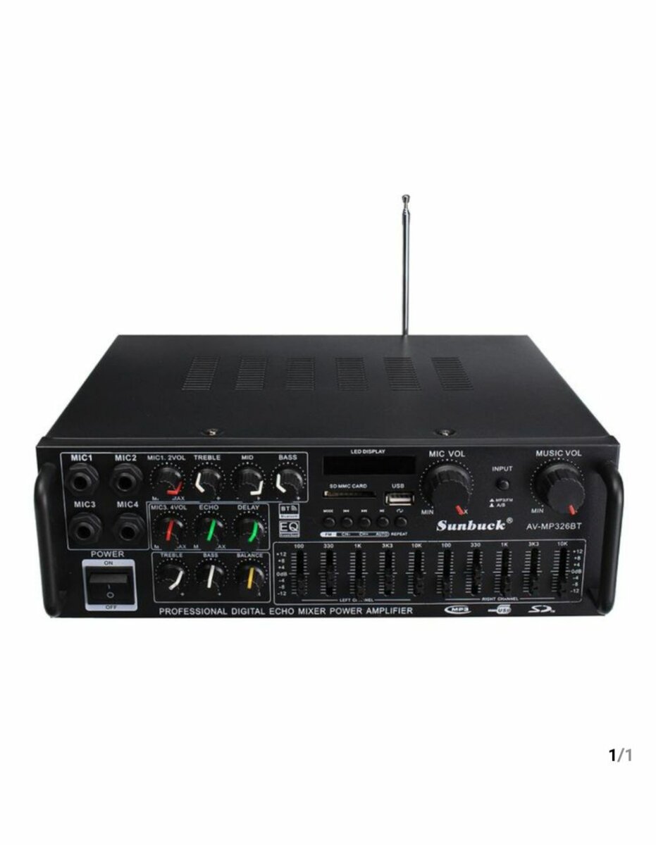 Amplificateur Karaoké Professionnel AV-MP326BT
