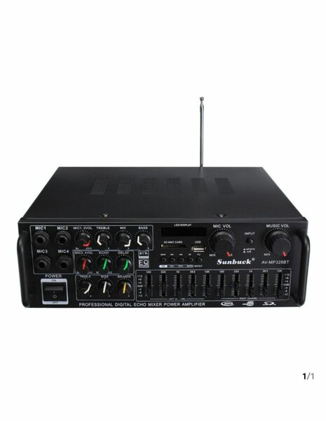 Amplificateur Karaoké Professionnel AV-MP326BT