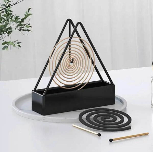 1pc Support de Spirale Anti-Moustique en Fer