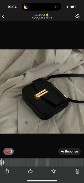 Sac bandoulière cuir élégant