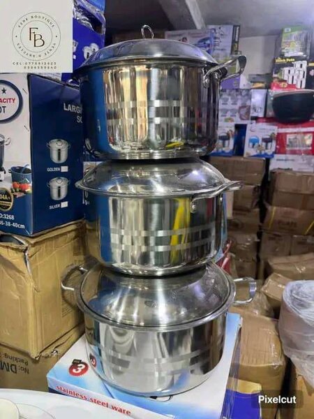 Casseroles en acier inoxydable