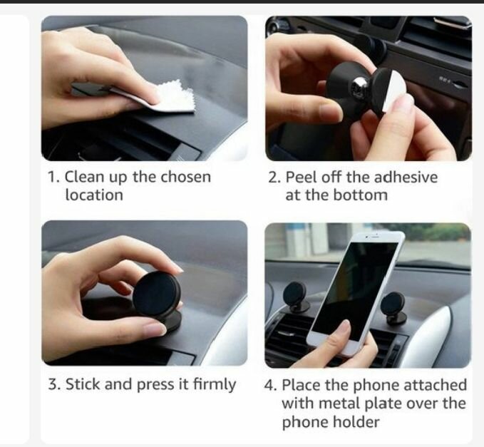 Support de téléphone voiture adhésif