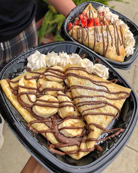 Crêpes aux Fruits et Chocolat