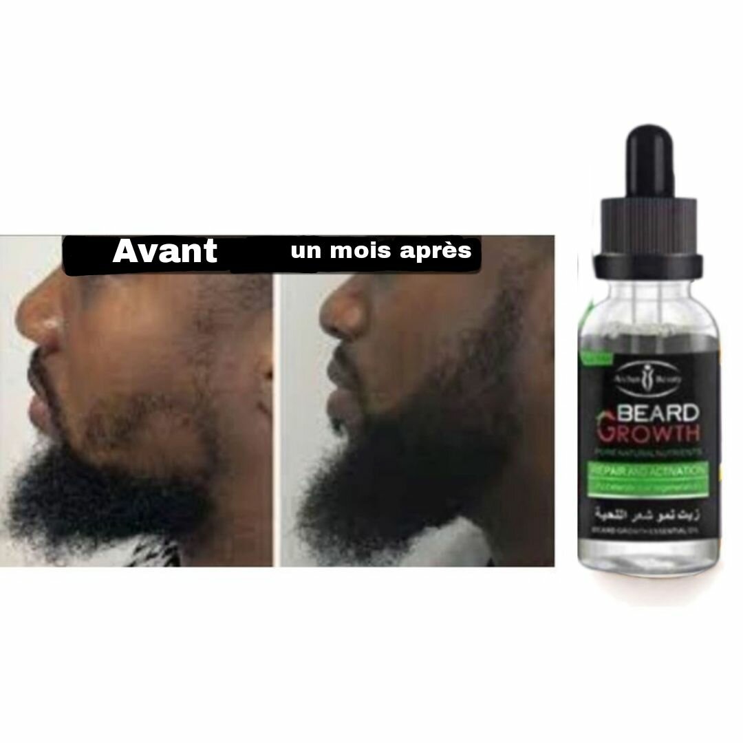 Huile Croissance Barbe Bio