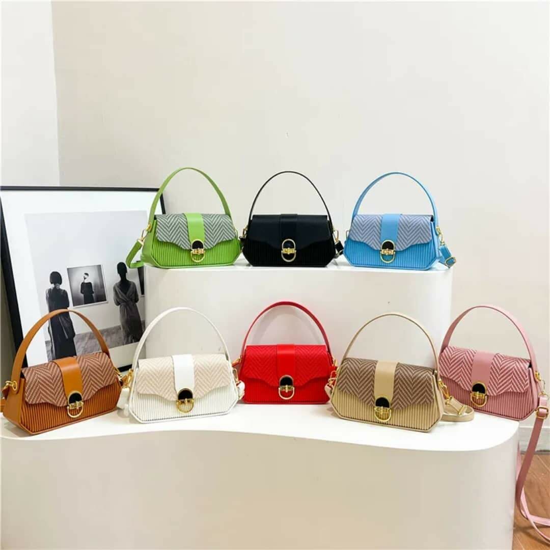 Sac à main élégant en couleurs pastel