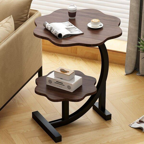 Table d'appoint à 2 niveaux