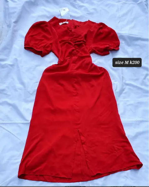 red dress
