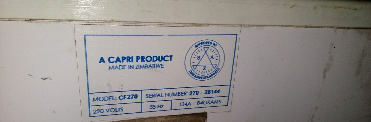 Deep freezer