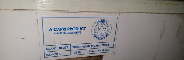 Deep freezer