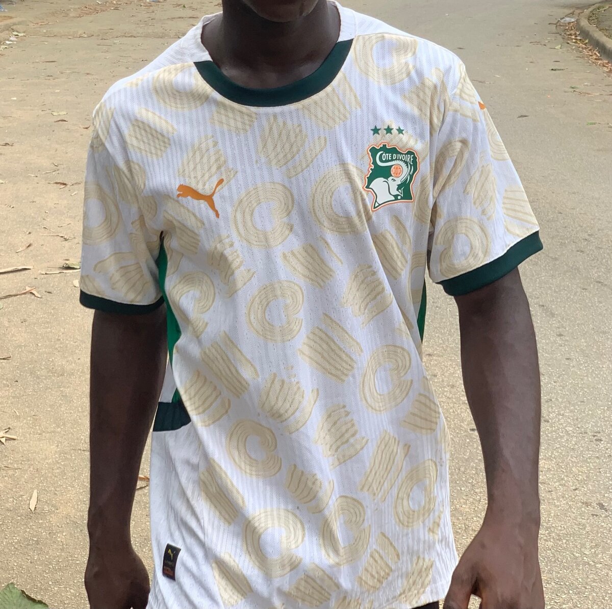 Maillot de côte d blanc