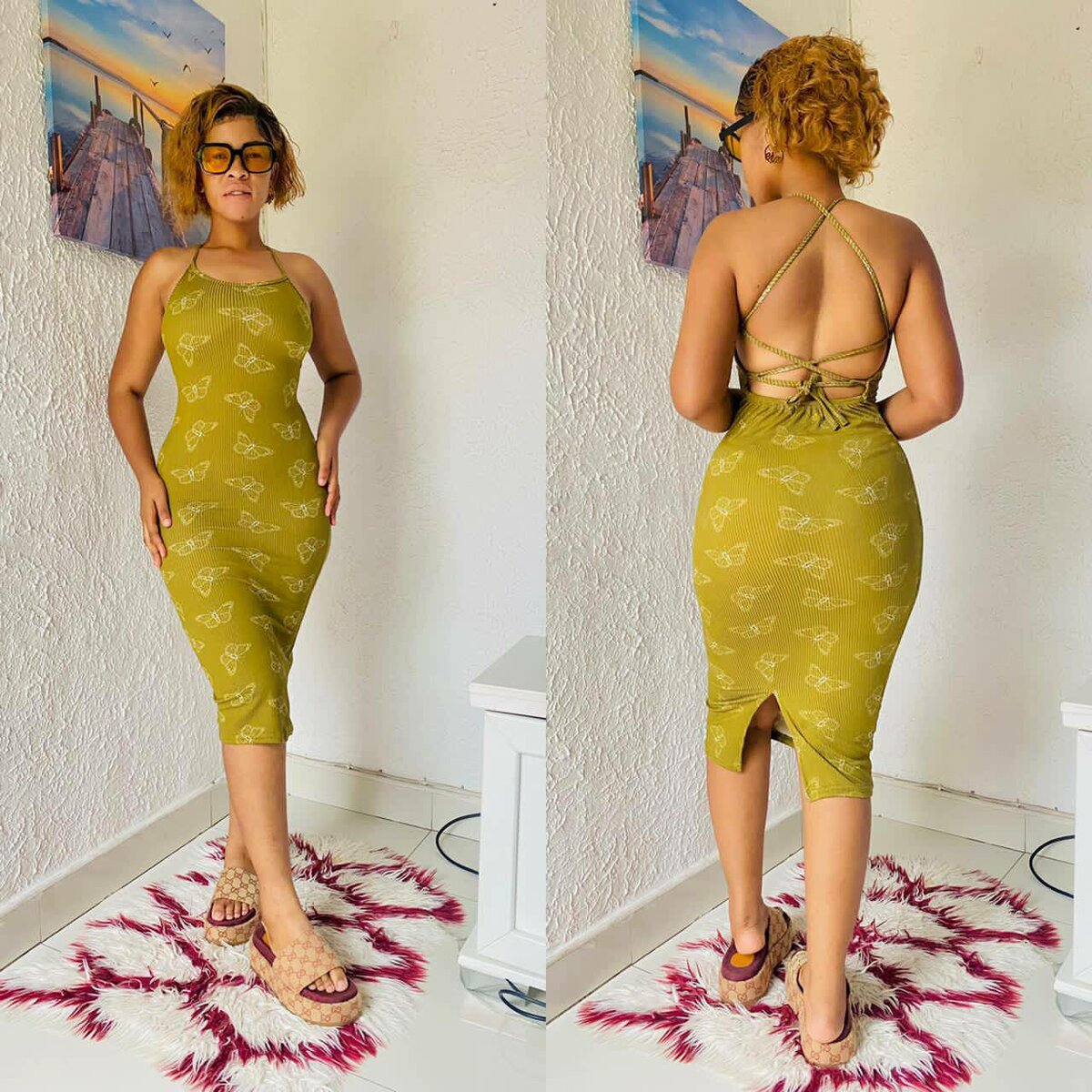 Robe jaune