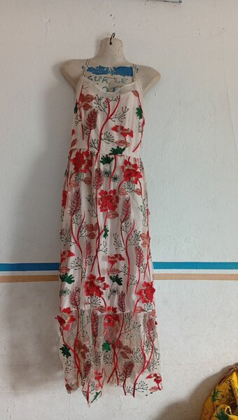 Robe longue fleurie élégante