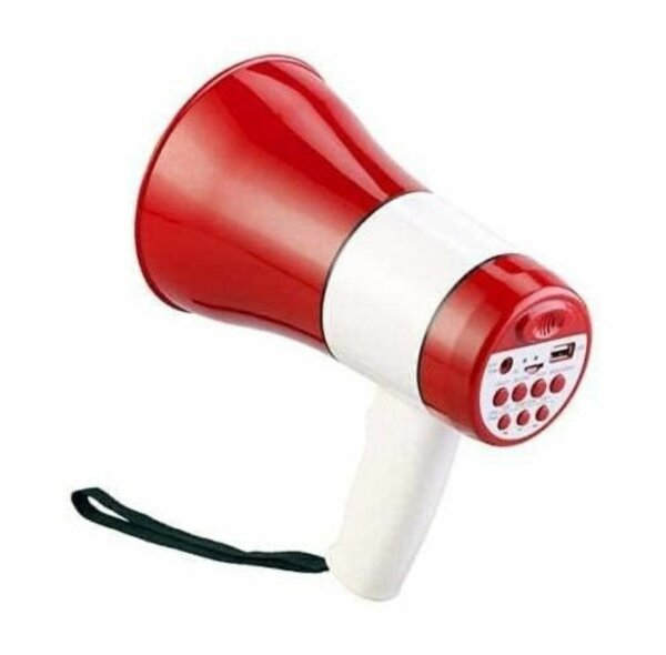 Mégaphone Portable Rechargeable 190mm