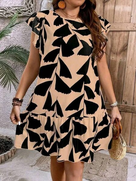 Robe d'été avec imprimés