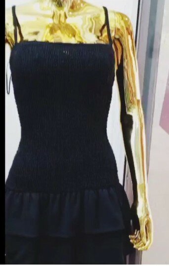 Black bodycon dress