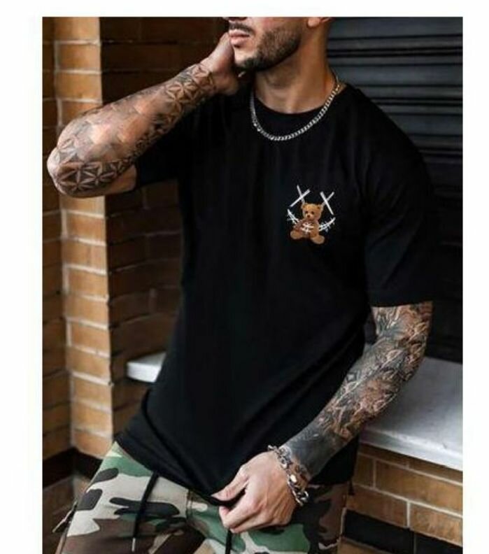 T-shirt homme avec ours