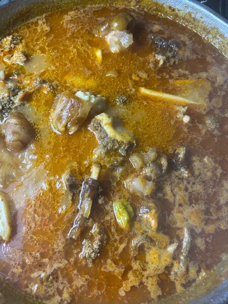 Pepesoupe de bœuf