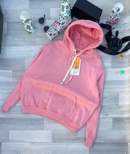 Pull à capuche rose pour femmes