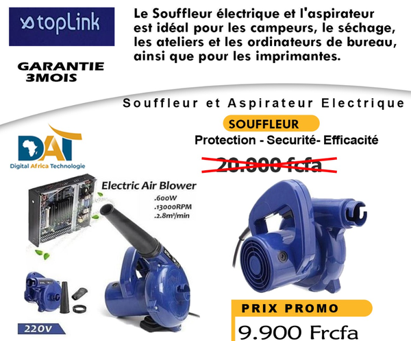 Puissant Souffleur Electrique Conçu Pour Vos Appareils