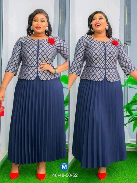 Robe bleu gris