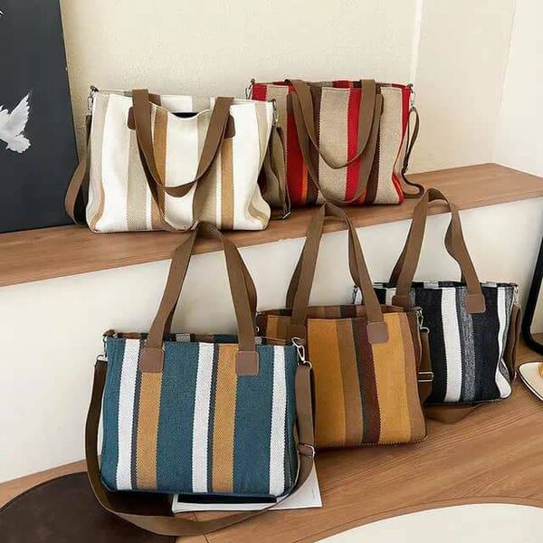 Sac cabas fourre-tout multicolore