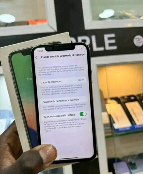 iPhone X 64GB Argent Neuf