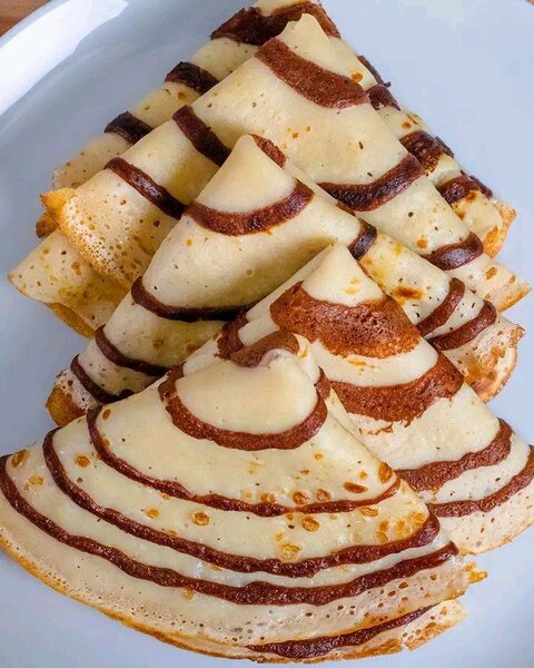 Crepes sucrée au chocolat
