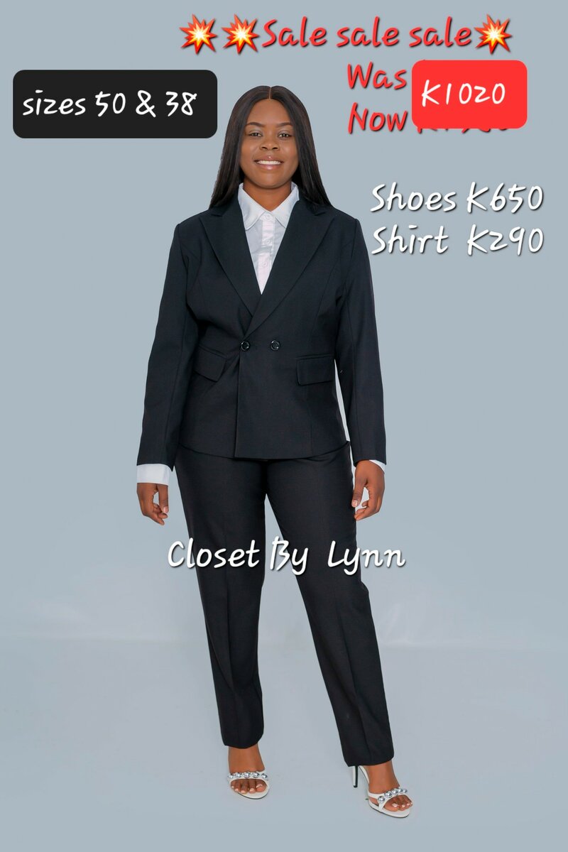 black suit
