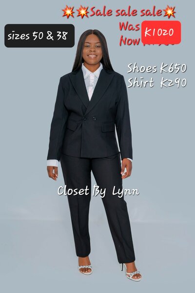 black suit