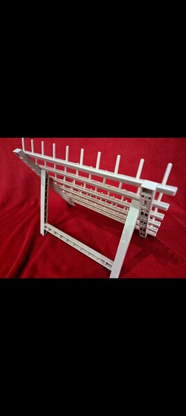 Braiding hair rack