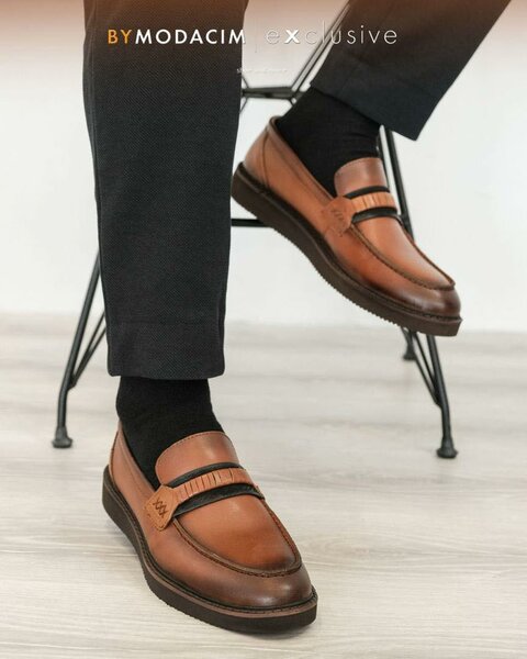 Mocassins en cuir élégants