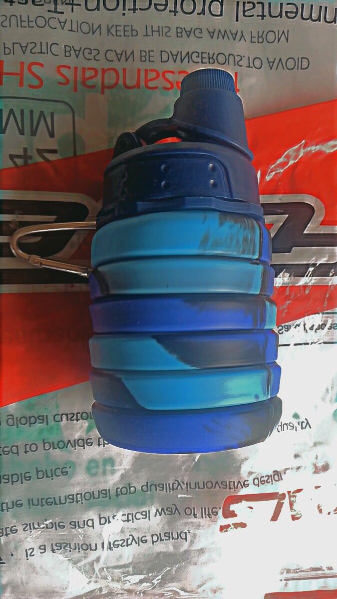 Gourde pliable