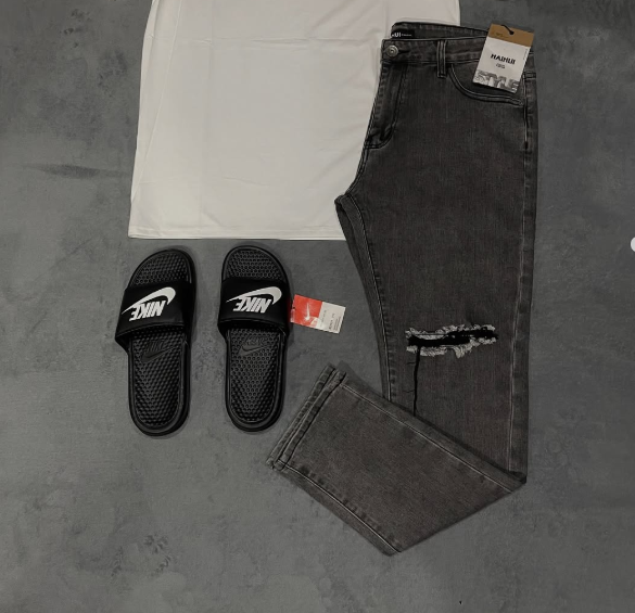 jeans gray