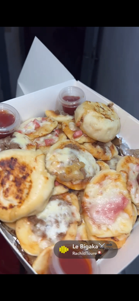 Mini pizzas gourmandes