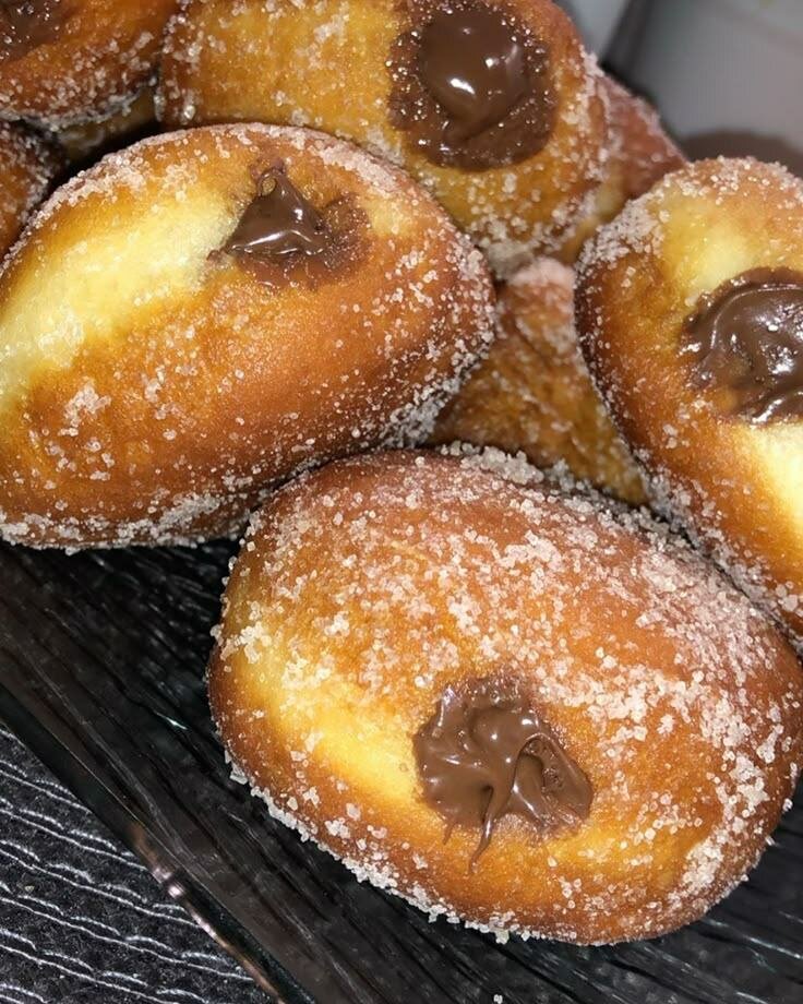 Beignets farcis au chocolat